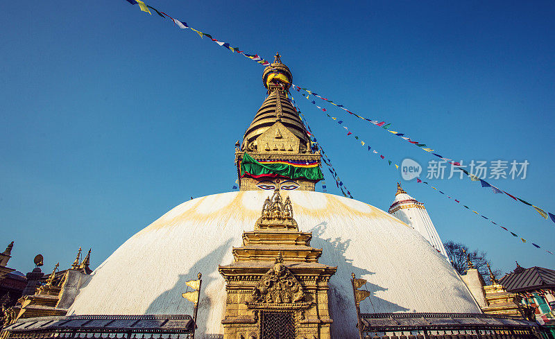 尼泊尔加德满都Bodhnath stupa